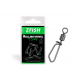 Zfish Obratlík s Karabínkou Rolling Swivel With T Snap 10 ks 12/19Kg