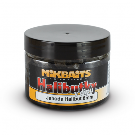 Halibutky v dipe 150ml - Jahoda Halibut 8mm