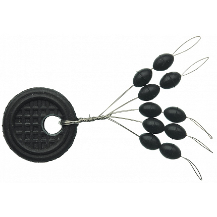 Zarážky Black Oval L (10ks)