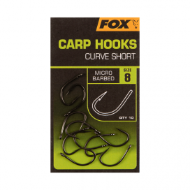 Fox Háčiky Curve Shank Short Fox Háčiky Curve Shank Short