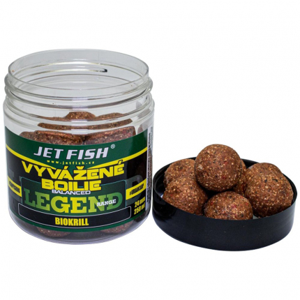 Jet Fish Boilies Legend Range Vyvážené 20mm 250ml