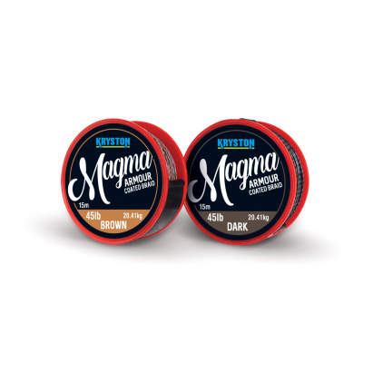 Kryston odolné náväzce - Magma Brown 45lb 15m