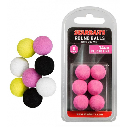 Starbaits Nástraha Round Balls 14mm 6ks Starbaits Nástraha Round Balls 14mm 6ks