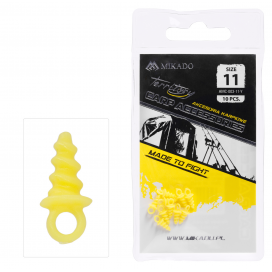 Mikado skrutka na boilies plast 11mm žltý 10 ks