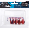 Mikado nástraha twister 38mm/ fialová 10 ks