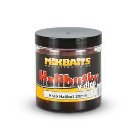 Mikbaits Pelety Halibutky v Dipu Krab Halibut 20mm 250ml