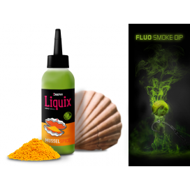 Delphin Fluo dip D SNAX LiquiX /100ml Mušle-Koření