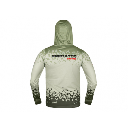 Delphin Tričko S Kapucí UV Armor 50+ Predator