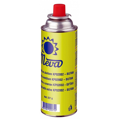 Meva Náhradné tlaková kartuša 227g - ventil, bután, 220x pr. 68mm Meva Náhradné tlaková kartuša 227g - ventil, bután, 220x pr. 68mm