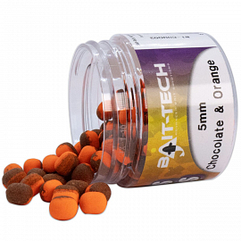 Bait-Tech Duo Col Criticals Wafters - Čokoláda a Pomaranč 5 mm (50 ml)
