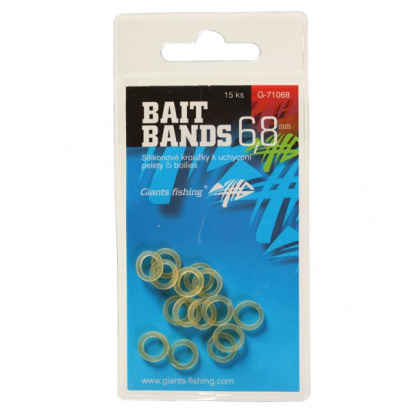 Giants Fishing Silikónové krúžky Bait Bands 6,8 mm / 15PC predĺženie Giants Fishing Silikónové krúžky Bait Bands 6,8 mm / 15PC predĺženie