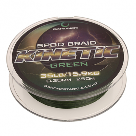 Gardner Splietaná šnúra Kinetic Spod Braid, 250m, 35lb (15.9kg) 0.36mm