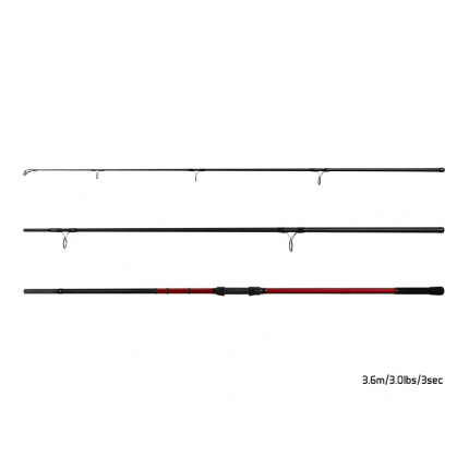 Delphin Prút Amulet Carp 3,6m/3,0lbs/3 díly