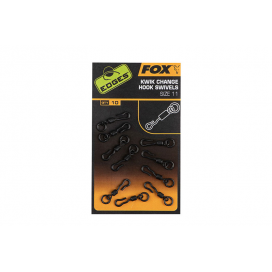 Fox Obratlíky Edges Kwik Change Hook Swivels 10 x 10 Fox Obratlíky Edges Kwik Change Hook Swivels 10 x 10