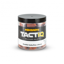 Mikbaits TactiQ mäkčené pelety 250ml - Sladká kukurica 14mm