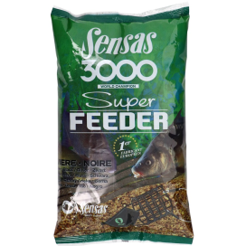 Sensas Kŕmenie 3000 Super Feeder River Black 1kg