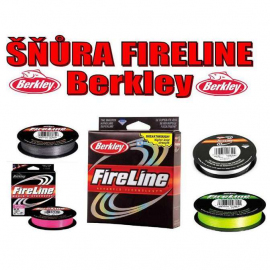 Rybárska pletená šnúra Berkley Fireline - šedá