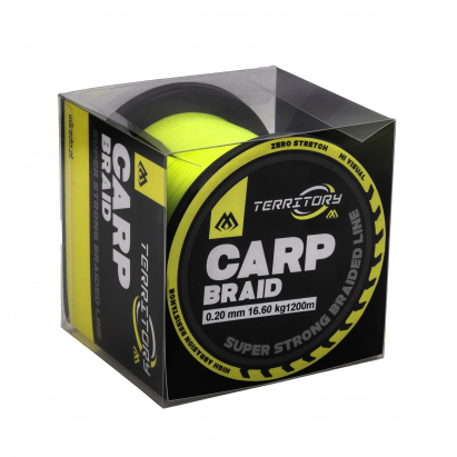 Mikado Pletená Šňůra Territory Carp Braid 1200m Fluo Yellow Mikado Pletená Šňůra Territory Carp Braid 1200m Fluo Yellow
