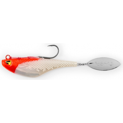 Black Cat Nástraha Mad Flash Spin Tail Red Head 14 cm 82 g Black Cat Nástraha Mad Flash Spin Tail Red Head 14 cm 82 g