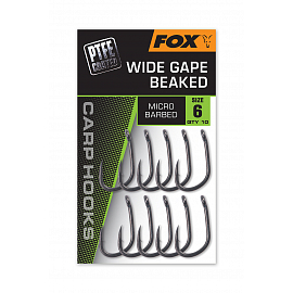 Fox Háčky Wide Gape Beaked 10 ks