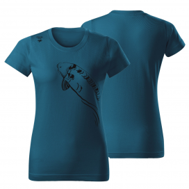 Giants fishing Tričko dámské petrolejové Plavající kapr|vel. L