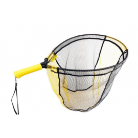 Přívlačový krátký SPORTEX podběrák s pogumovanou síťkou - plovoucí Hlavice: 50x40cm / délka: 70cm