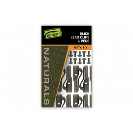 Fox Edges Naturals Slik Lead Clip + Pegs