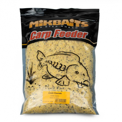 Mikbaits Vlhčený Ready mix 900g Chilli Cesnak