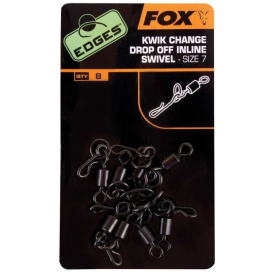 Fox Rýchlostavce Edges Kwik Change Inline Swivel veľ.7 8ks