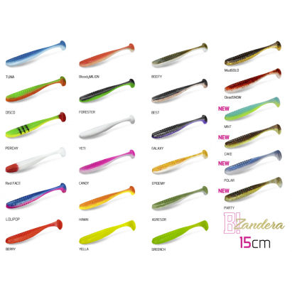 Umelá nástraha Delphin ZANDERA UVs / 5ks veľkosť: 15cm/BLOODY MILION