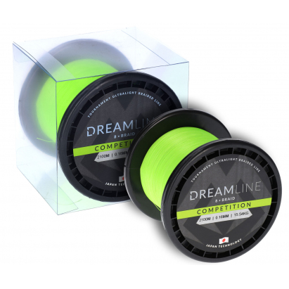 Mikado pletená šnúra dreamline competition 0.20 mm/20.83kg/2100m fluo zelená 1 cievka Mikado pletená šnúra dreamline competition 0.20 mm/20.83kg/2100m fluo zelená 1 cievka