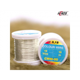 Hends kroužkovací drátek Colour Wire 0,09mm 21,6m Stříbrná
