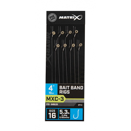 Matrix MXC-3 Bait Band Rigs 10cm/4ins