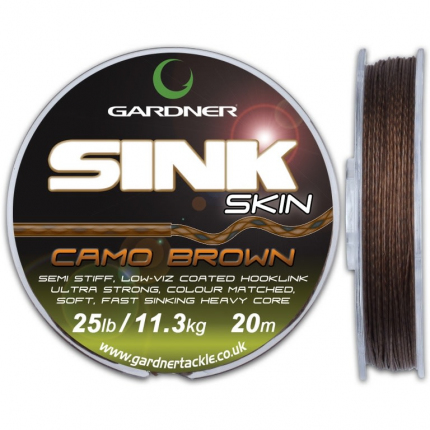 Gardner Splietaná šnúra Sink Skin 20m/25lb