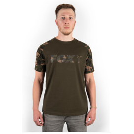 Fox Tričko Kaki Camo print T tričko