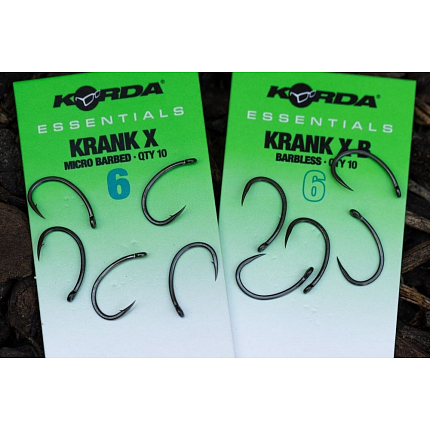 Korda Háčky Essentials Krank X Barbed 10 ks