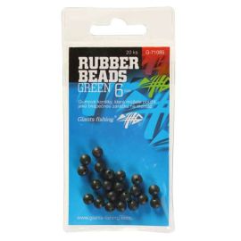 Giants Fishing Gumové guličky Rubber Beads Transparent Green 5mm, 20ks