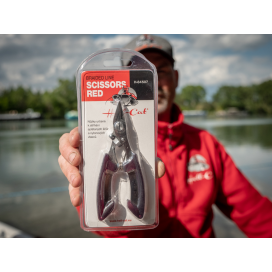 Hell-Cat Nožnice Scissor for braided line-S/S Claret-red