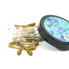 Revol Baits nástraha Longi 45mm príchuť krevetka, farba olivová perleť 14ks