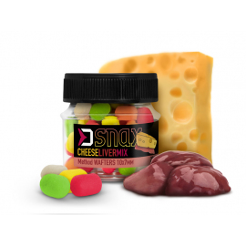 Delphin Nástraha MIX D SNAX WAFT 10x7mm/20g Syr Pečeň