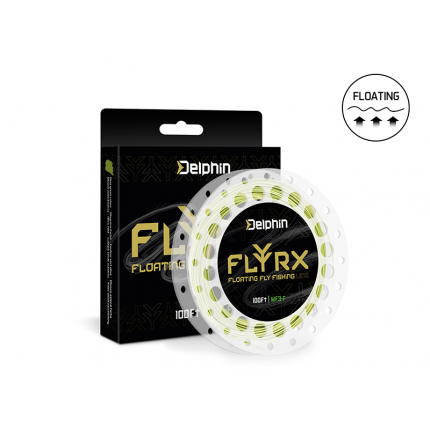 Delphin Muškárska Šnúra Flyrx 100 ft WF6-F / 100 FT