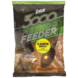 Kŕmenie 3000 Method Carpe Spicy 1kg