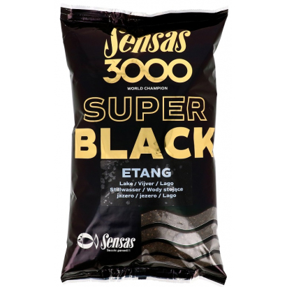 Sensas Kŕmenie 3000 Super Black 1kg Sensas Kŕmenie 3000 Super Black 1kg
