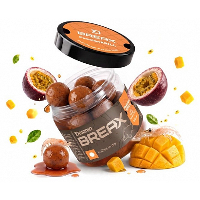 Delphin Boilies V Dipu BreaX PassionKRILL Krill Mango 200 ml