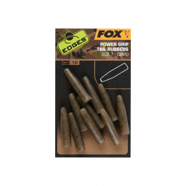 Fox Převleky Edges Camo Powergrip Tail Rubbers 10 ks Velikost 7