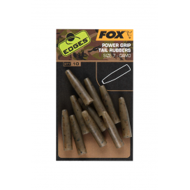 Fox Převleky Edges Camo Powergrip Tail Rubbers 10 ks Velikost 7