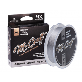 Mikado Pletená Šňůra Mcraft Braid 150m Steel Gray Mikado Pletená Šňůra Mcraft Braid 150m Steel Gray