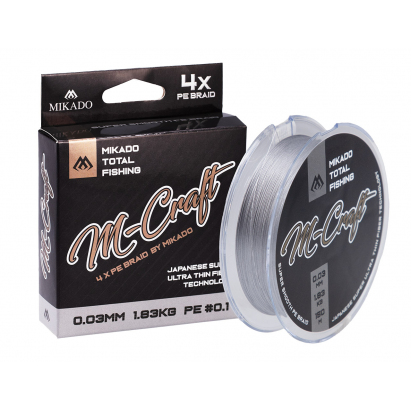 Mikado Pletená Šňůra Mcraft Braid 150m Steel Gray Mikado Pletená Šňůra Mcraft Braid 150m Steel Gray
