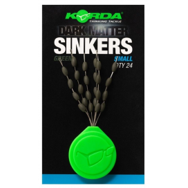 Korda Stoppery Tungstenové Sinkers Weedy Green Large 12 ks