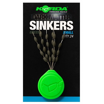 Korda Stoppery Tungstenové Sinkers Weedy Green Large 12 ks